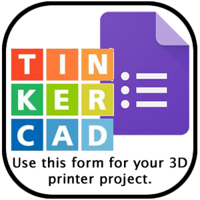 tinkercad form to print